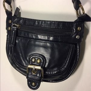 Faux Leather Cross Body Purse